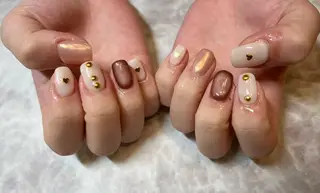 ネイル ネイルリボン 受付スタッフのマツエク・マツパデザイン