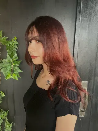 セミロング カラー 太田 妃香/岡崎美容室のヘアスタイル