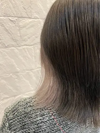 ミディアム カラー Lucia二刀流⚔️ 横野圭⚔️のヘアスタイル
