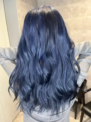 ロング カラー 新宿ダブルカラー のりのヘアスタイル