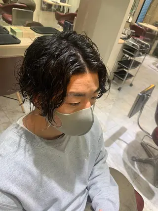 パーマ メンズ パーマ美容師 /小泉賢徒のヘアスタイル