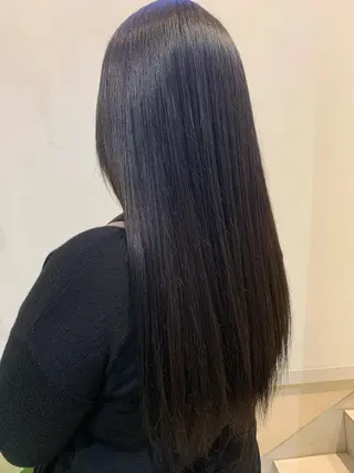 カラー ブリーチしない暖色 カラー🥀杉 優菜のヘアスタイル