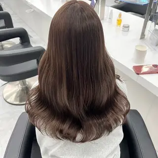 ロング カラー 海外風ブリーチなし 🫒Rion🫒🩶のヘアスタイル