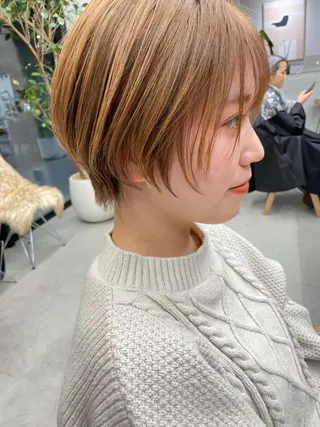 ショート マエダ リョウのヘアスタイル
