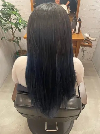 ロング カラー veretta.香里園所属・筒井 沙祐奈のヘアスタイル