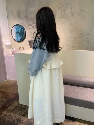 ロング カラー yupi🐈⬛ レイヤー/パーマのヘアスタイル