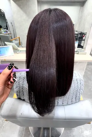 ミディアム Tiam Yuzumiのヘアスタイル
