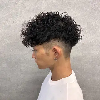ショート カラー パーマ メンズ キッズ 🔥パーマ特化🔥 優馬のヘアスタイル