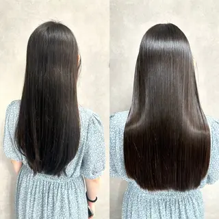 ロング パーマ 髪質改善🍏縮毛矯正 /ブリーチ矯正岡部のヘアスタイル