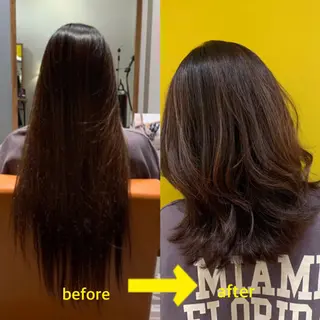 ミディアム moon  ticobrae所属・こくしょう れいかのヘアスタイル