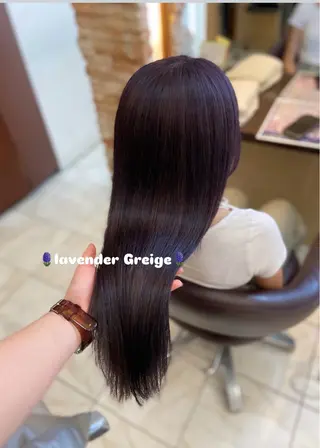 ロング 🎀透明感カラー 🐈ナズナのヘアスタイル