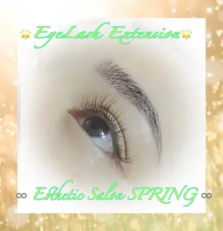 マツエク・マツパ Esthetic Salon SPRING所属・ｴｽﾃﾃｲｯｸｻﾛﾝ ｽﾌﾟﾘﾝｸﾞのマツエク・マツパデザイン