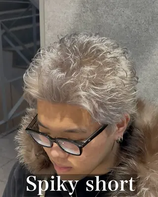 カラー メンズ メンズ特化⚡️パーマ テッタのヘアスタイル