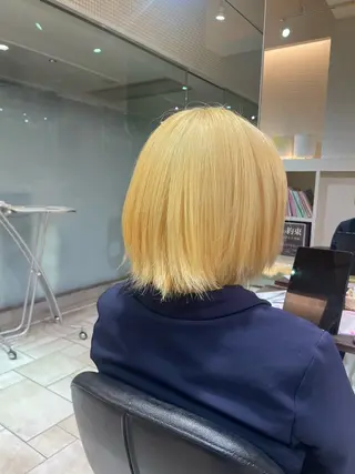 ショート カラー soin de brace   高の原所属・斧 海音のヘアスタイル