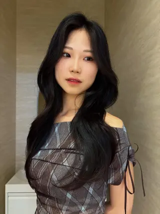 ロング カラー ヘアアレンジ トレンドヘア ♥kanaのヘアスタイル