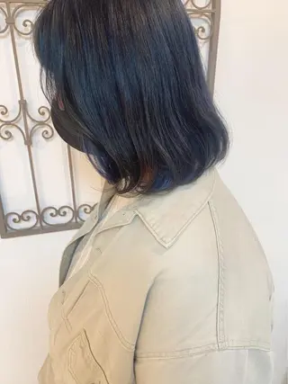 カラー 🩶韓国艶髪🇰🇷 下本夕綺のヘアスタイル