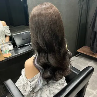 ロング カラー hair salon chic.所属・chic.エクステ. 艶カラー.miu🦊のヘアスタイル