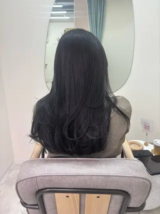 ロング カラー 広島/わかな/ヘア セット/オリーブのヘアスタイル