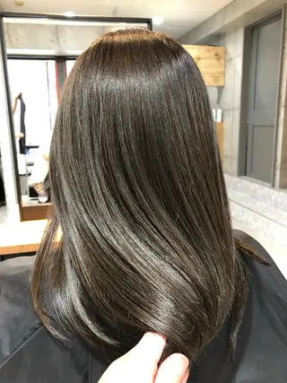 セミロング カラー newi 所沢のヘアスタイル