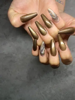 ロング ネイル chilli pepperのネイルデザイン