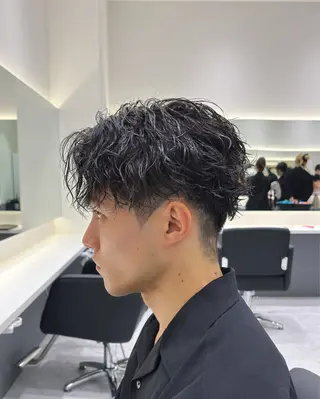パーマ キッズ 常原 悠希のヘアスタイル