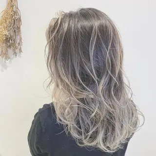 ロング カラー Produce with SALON VILLAGE所属・メッシュパーマ職人/ 窪田 優也/ツイスパのヘアスタイル