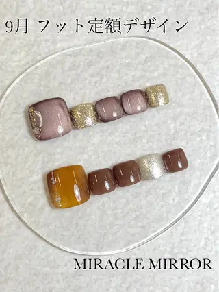 ネイル ミラクルミラー 町野のネイルデザイン