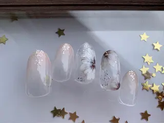 ネイル rukianail 新里のネイルデザイン