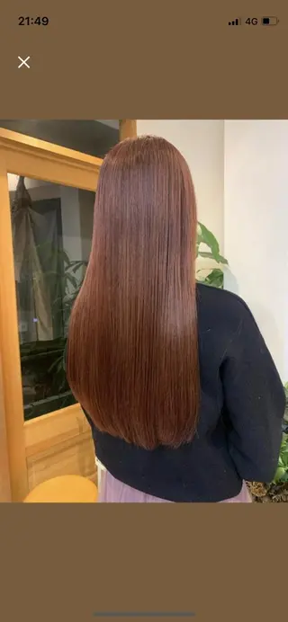 ミディアム カラー CEINE【セーヌ】 三軒茶屋のヘアスタイル