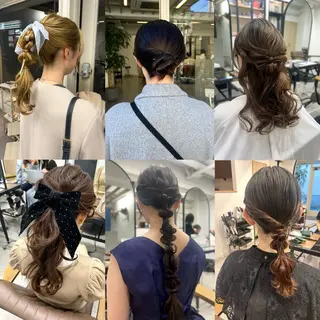 ヘアアレンジ 土田 愛友のヘアスタイル