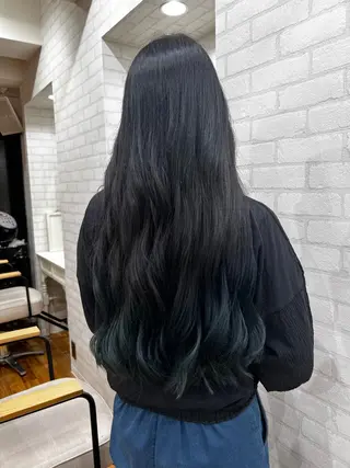 ロング カラー 笹江 瑞穂のヘアスタイル