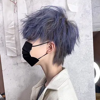 メンズ 松下宗翔|カラー| 福岡レイヤーカットのヘアスタイル