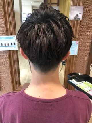 ショート メンズ メンズパーマ/ スパイキー/神田正紀のヘアスタイル