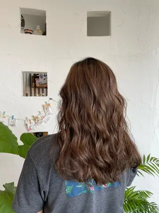 ロング カラー 🌸小掛🌸 豊橋外国人風カラーのヘアスタイル