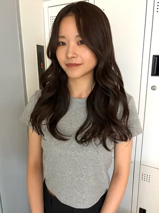 ロング soma amiのヘアスタイル
