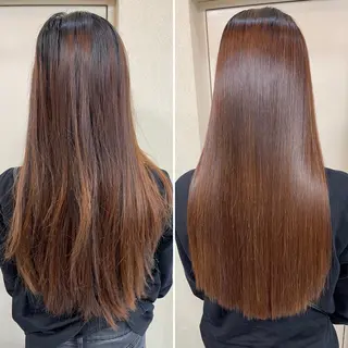 ロング パーマ 髪質改善/縮毛矯正 /ブリーチ矯正/岡部のヘアスタイル