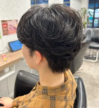 ショート パーマ ｺｺﾛ⌇ ﾎﾞﾌﾞとﾊｲﾄ-ﾝのヘアスタイル