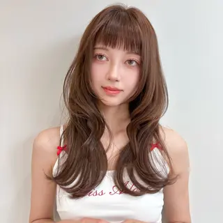 ロング 原宿/韓国レイヤー ボブ/顔周りYasuのヘアスタイル