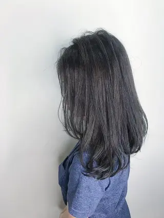 セミロング カラー ブリーチカラー/ 岩破瑞希のヘアスタイル