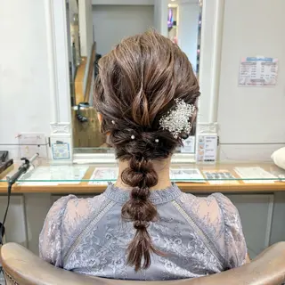 ミディアム ヘアアレンジ 🫧 nanaco🫧のヘアスタイル