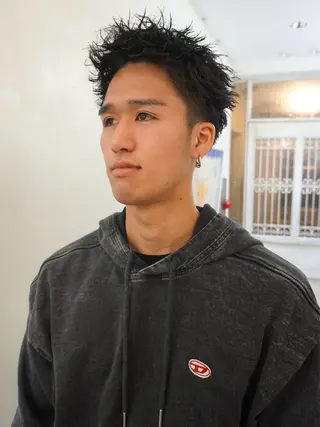 ショート パーマ メンズ メンズ特化美容師 / ヒラヤマのヘアスタイル