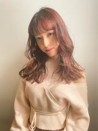 セミロング kiy by ioeのヘアスタイル