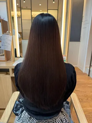 ロング 髪質改善/縮毛矯正✨ 白石ゆいのヘアスタイル