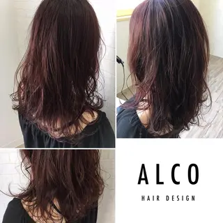 ミディアム カラー ヘアアレンジ ワタイショウタ 髪質改善✨眉毛サロンのヘアスタイル