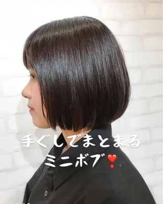 ショート hair relaxation drop所属・drop/鶴見 /西巻大のヘアスタイル
