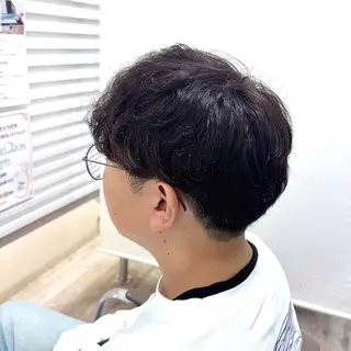 カラー メンズ 🦖韓国風マッシュ/ メンズパーマ/羽根田のヘアスタイル