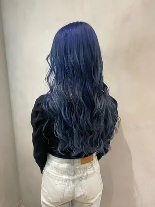 ロング カラー 吹田 駿 髪質改善縮毛矯正のヘアスタイル