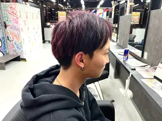 ショート カラー メンズ 錦糸町/Men's cutパーマ石川史弥のヘアスタイル