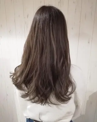 ロング カラー 西川 敏夫のヘアスタイル