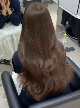 ロング カラー sunc所属・こはる/韓国🇰🇷 /レイヤー/カラー♡のヘアスタイル